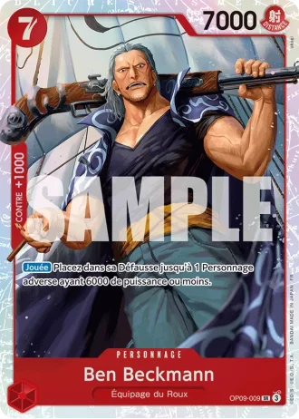Ben Beckmann (OP09-009) (Reprint) — ONE PIECE CARD THE BEST vol.2 (PRB02)