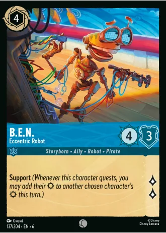 B.E.N. - Eccentric Robot #137/204 — Azurite Sea