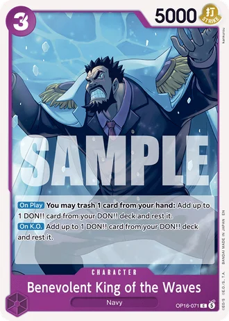 Benevolent King of the Waves (OP16-071) — The Time of Battle (OP16)
