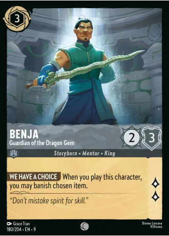 Benja - Guardian of the Dragon Gem #180/204 — Fabled