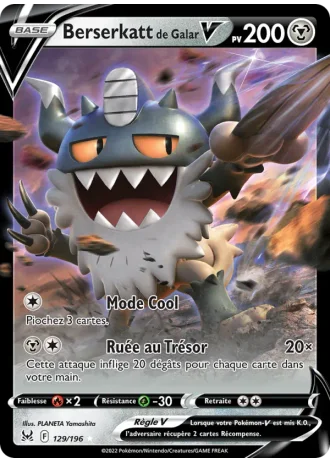 Berserkatt de Galar V #129/196 — Origine Perdue