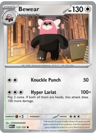 Bewear #112/132 — Mega Evolution