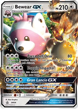 Bewear GX SM34 — Sole e Luna Promos