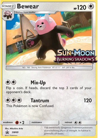 Bewear (STAFF) SM49 — Sun & Moon Promos