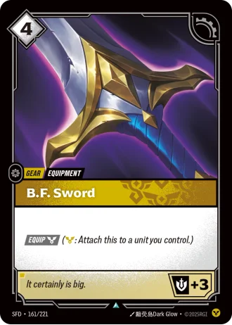 B.F. Sword #161/221 — Spiritforged