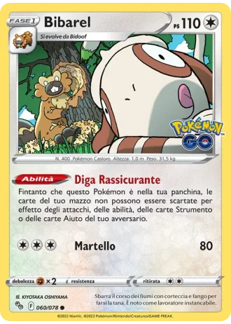 Bibarel #060/78 — Pokémon GO