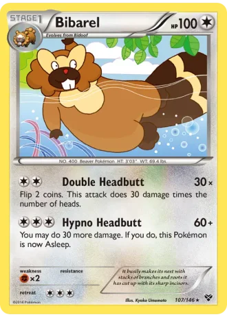 Bibarel #107/146 — XY