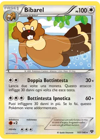 Bibarel #107/146 — XY