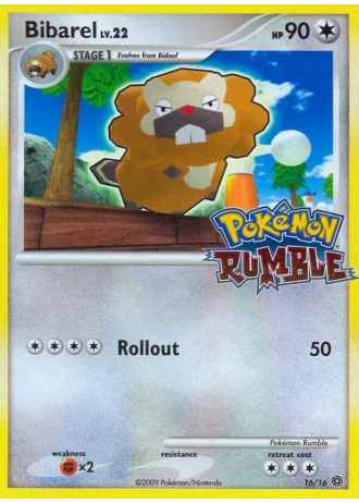 Bibarel #16 — Pokémon Rumble