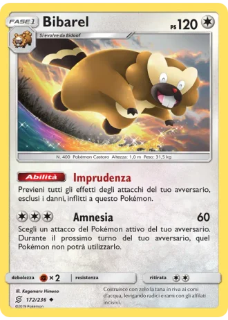 Bibarel #172/236 — Sintonia Mentale