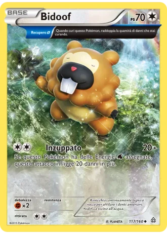 Bidoof #117/160 — Scontro Primordiale