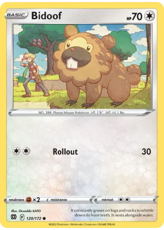 Bidoof #120/72 — World Championships 2022