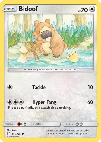Bidoof #171/236 — Unified Minds