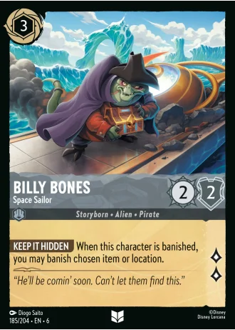 Billy Bones - Space Sailor #185/204 — Azurite Sea