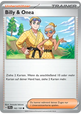 Billy & Onea #142/159 — Reisegefährten