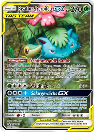 Bisaflor & Serpifeu GX SM229 — Sonne & Mond Promos