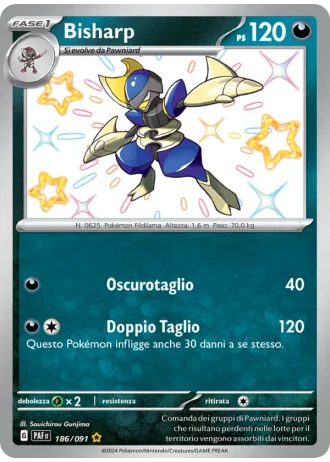 Bisharp #186/91 — Destino di Paldea