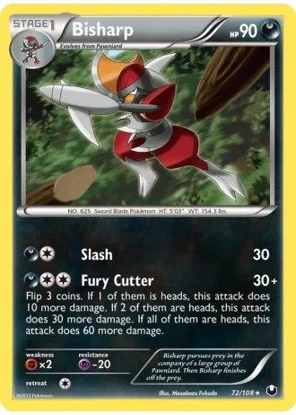 Bisharp #72/108 — Dark Explorers