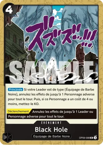 Black Hole (OP09-098) — Les Nouveaux Empereurs (OP09)