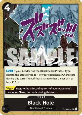 Black Hole (OP09-098) (Reprint) — One Piece Card The Best Vol.2(PRB02)
