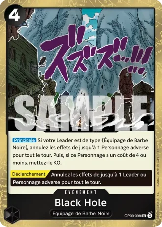 Black Hole (OP09-098) (Reprint) — ONE PIECE CARD THE BEST vol.2 (PRB02)