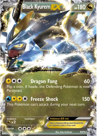Black Kyurem EX BW62 — Black & White Promos