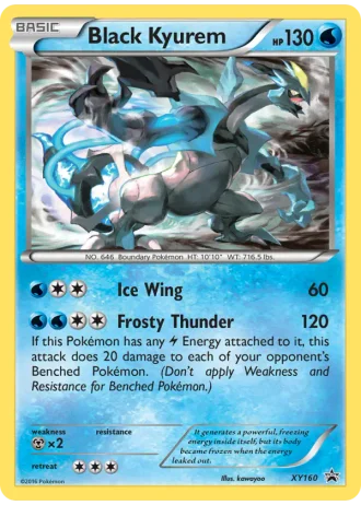 Black Kyurem XY160 — XY Promos