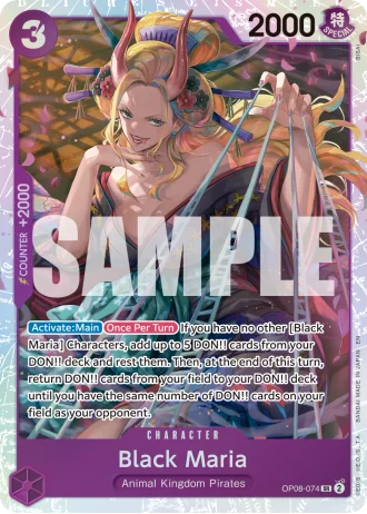 Black Maria (OP08-074) (Reprint) — One Piece Card The Best Vol.2(PRB02)
