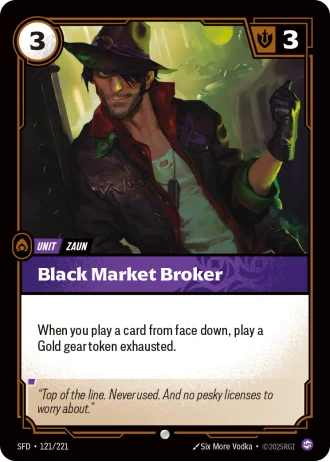 Black Market Broker #121/221 — Spiritforged
