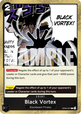 Black Vortex (OP09-097) (Pirate Foil) — One Piece Card The Best Vol.2(PRB02)