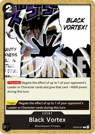 Black Vortex (OP09-097) (Reprint) — One Piece Card The Best Vol.2(PRB02)