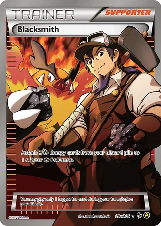 Blacksmith #88a/106 — Yellow A Alternate
