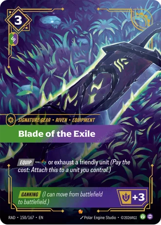 Blade of the Exile #150/167 — Radiance