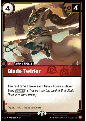 Blade Twirler #002/166 — Organized Play Promos