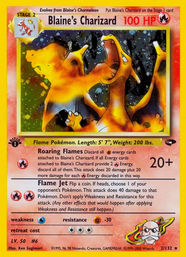Blaine's Charizard #2 — Gym Challenge