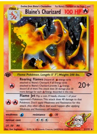 Blaine's Charizard #2 — Gym Challenge