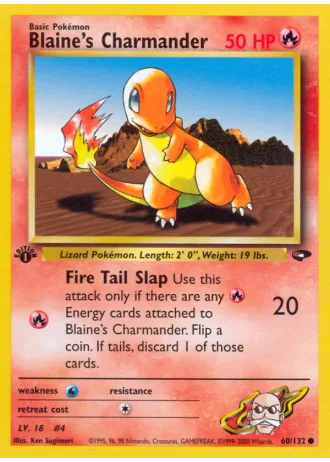 Blaine's Charmander #60 — Gym Challenge