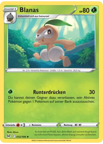 Blanas #012/196 — Verlorener Ursprung