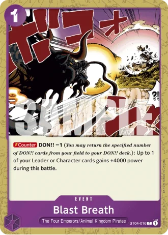 Blast Breath (ST04-016) (Reprint) — One Piece The Best (PRB01)