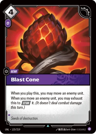 Blast Cone #133/219 — Unleashed
