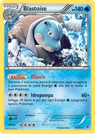 Blastoise #16 — Esplosione Plasma