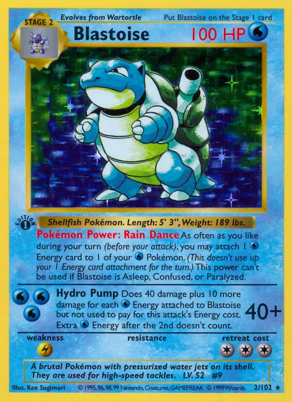 Blastoise #2 — Base Set