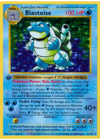 Blastoise #2 — Base Set
