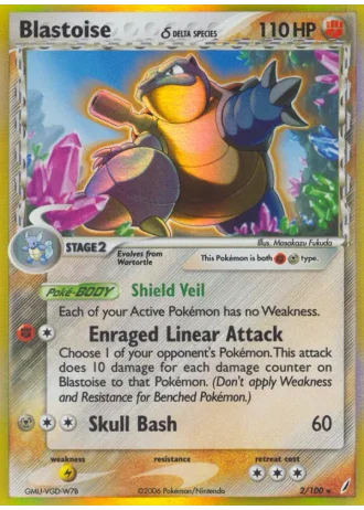 Blastoise #2 — Crystal Guardians