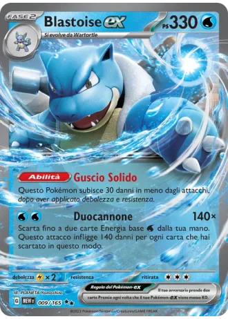 Blastoise ex #009/165 — 151