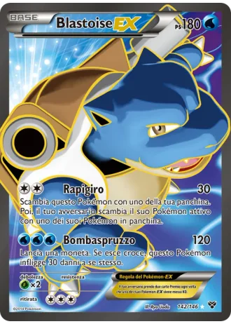 Blastoise EX #142 — XY