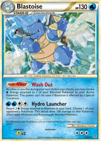Blastoise (Prerelease) #13/95 — Unleashed