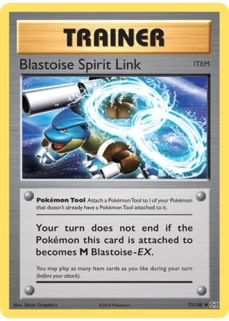 Blastoise Spirit Link #73/108 — Evolutions