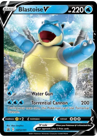 Blastoise V SWSH101 — Sword & Shield Promos