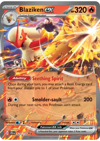 Blaziken ex #024 — Journey Together